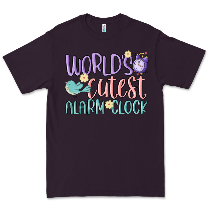 World's Cutest Alarm Clock Premium Tee by MaliasSmallBusiness | Teevron