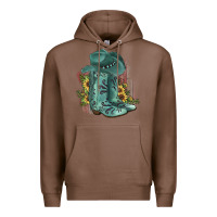 Chestnut Turquoise Cowboy Boots Premium Hoodie - JahusDesignShop