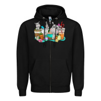 Black Easter Hippopotamus coffee cups Easter Day Zipper Hoodie - CowGirlArtShop