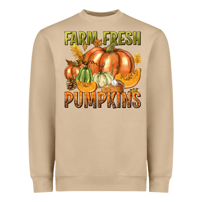 Farm Fresh Pumpkins Heavyweight Sweatshirt by texasbilliewilder | Teevron