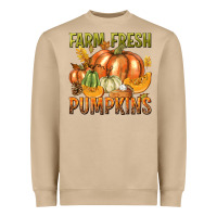 Mushroom Farm Fresh Pumpkins Heavyweight Sweatshirt - texasbilliewilder