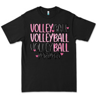 Black volleyball mama Premium Tee - MaliasSmallBusiness