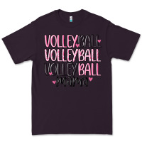 Plum volleyball mama Premium Tee - MaliasSmallBusiness