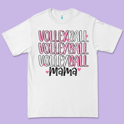 Volleyball Mama Premium Tee Designed By Maliassmallbusiness