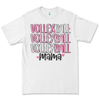 White volleyball mama Premium Tee - MaliasSmallBusiness