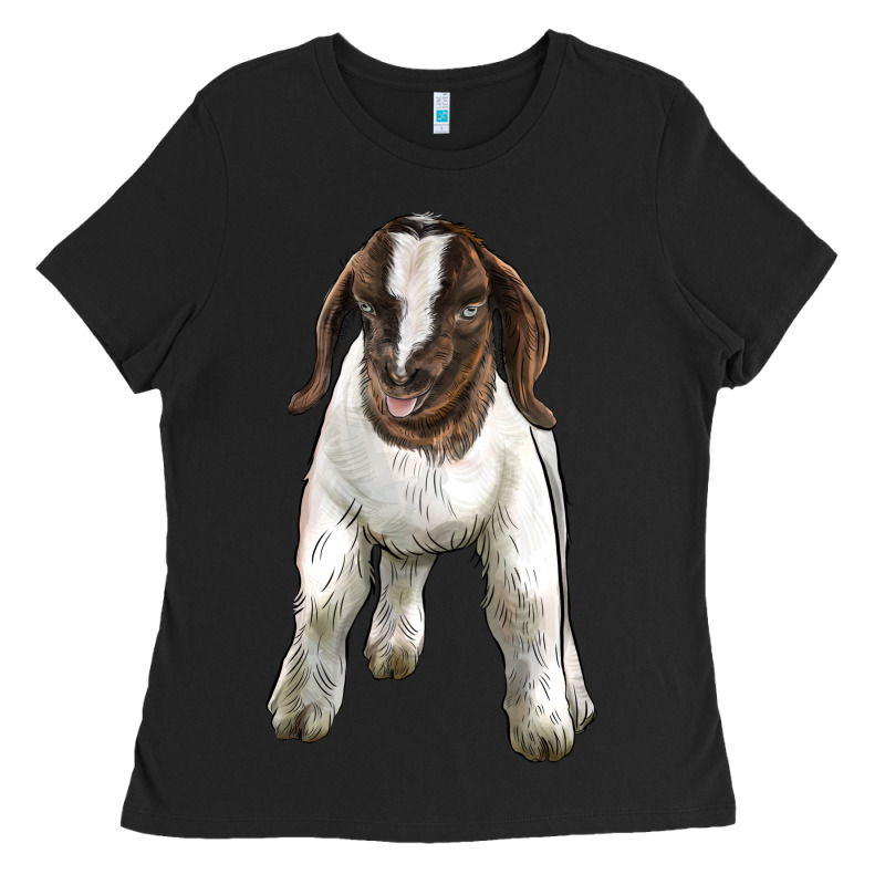 Baby Boer Goat Ladies Tee by LillyAllenDesigns | Teevron