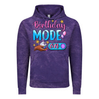 Cloud Purple Birthday Mode On Vintage Hoodie - BundleAndBundleShop