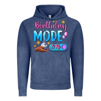 Vintage Denim Birthday Mode On Vintage Hoodie - BundleAndBundleShop