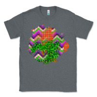 Charcoal Heather halloween patch Classic Tee - BundleAndBundleShop