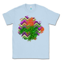 Dusty Blue halloween patch Classic Tee - BundleAndBundleShop