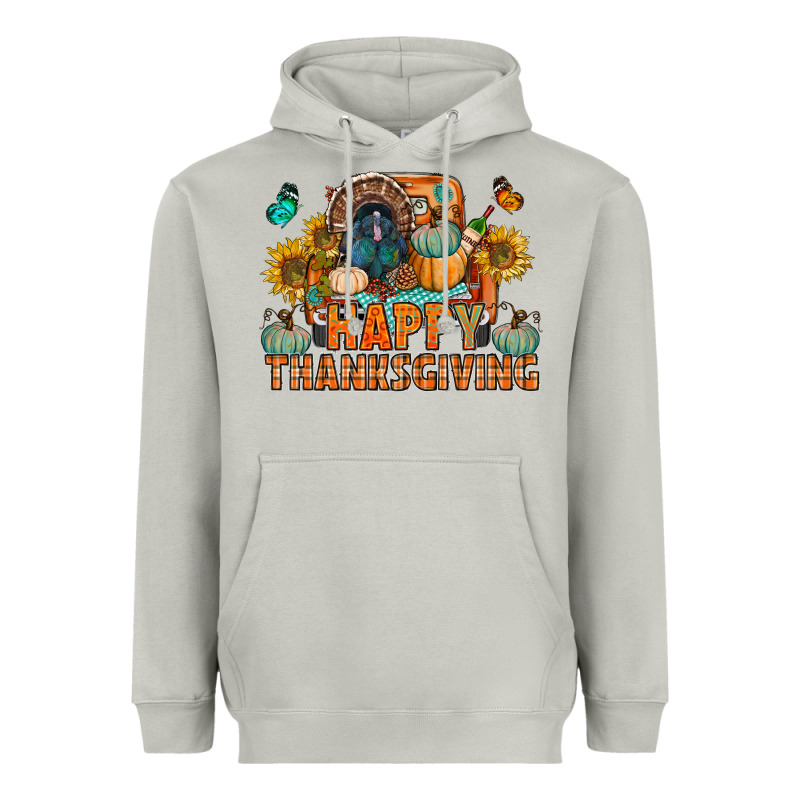 Happy Thanksgiving With Truck Bbs Heavyweight Hoodie by BundleAndBundleShop | Teevron