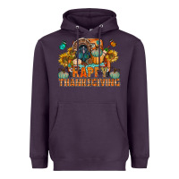 Plum happy thanksgiving with truck bbs Heavyweight Hoodie - BundleAndBundleShop