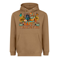 Toasted Coconut happy thanksgiving with truck bbs Heavyweight Hoodie - BundleAndBundleShop