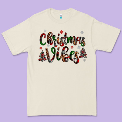 Christmas Vibes Premium Tee Designed By Jahusdesignshop
