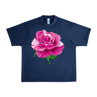 Navy Parade Day Rose Urban Heavy Tee - LillyAllenDesigns