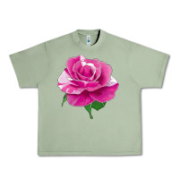 Oil Green Parade Day Rose Urban Heavy Tee - LillyAllenDesigns