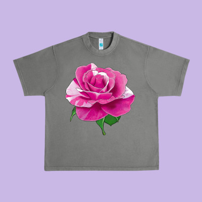 Parade Day Rose Urban Heavy Tee Designed By Lillyallendesigns