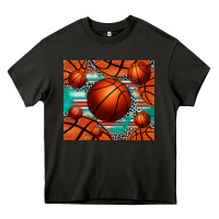 Asphalt basketball leopard serape tumbler Heavy Core Tee - Jasminsmagicworld
