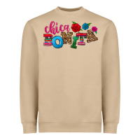 Mushroom Chica bonita Heavyweight Sweatshirt - NancyCooperArtShop
