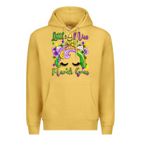 Antique Gold little miss mardi gras unicorn  olivia Premium Hoodie - OliviaCreatesArt