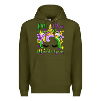 Army Green little miss mardi gras unicorn  olivia Premium Hoodie - OliviaCreatesArt