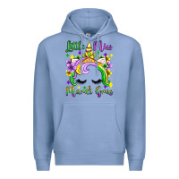 Colony Blue little miss mardi gras unicorn  olivia Premium Hoodie - OliviaCreatesArt
