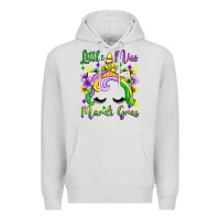 Dove Grey little miss mardi gras unicorn  olivia Premium Hoodie - OliviaCreatesArt