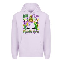 Lilac little miss mardi gras unicorn  olivia Premium Hoodie - OliviaCreatesArt