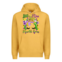 Mustard little miss mardi gras unicorn  olivia Premium Hoodie - OliviaCreatesArt