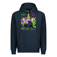 Navy little miss mardi gras unicorn  olivia Premium Hoodie - OliviaCreatesArt