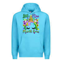 Ocean Blue little miss mardi gras unicorn  olivia Premium Hoodie - OliviaCreatesArt