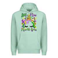 Seafoam little miss mardi gras unicorn  olivia Premium Hoodie - OliviaCreatesArt