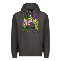 Smoke little miss mardi gras unicorn  olivia Premium Hoodie - OliviaCreatesArt