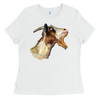 White Tennessee Goat Head Ladies Tee - LillyAllenDesigns