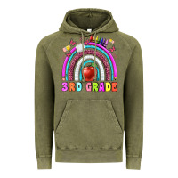 Vintage Olive 3 rd grade Vintage Hoodie - BundleAndBundleShop