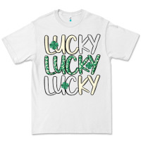 White lucky Premium Tee - MaliasSmallBusiness