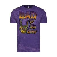 Cloud Purple bad to the bone Vintage Tee - JahusDesignShop