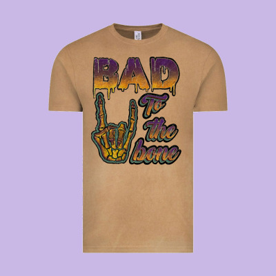 Bad To The Bone Vintage Tee Designed By Jahusdesignshop