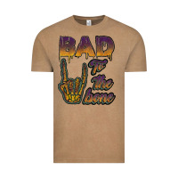 Vintage Coffee bad to the bone Vintage Tee - JahusDesignShop