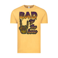 Vintage Mustard bad to the bone Vintage Tee - JahusDesignShop
