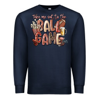 Navy take me out to the ball game Premium Sweatshirt - FaDigitalArtStudio