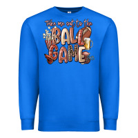 True Royal take me out to the ball game Premium Sweatshirt - FaDigitalArtStudio
