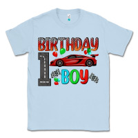 Dusty Blue birthday boy 1 Classic Tee - BundleAndBundleShop