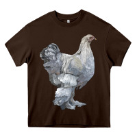 Chocolate Brown Brahma Chicken Heavy Core Tee - LillyAllenDesigns