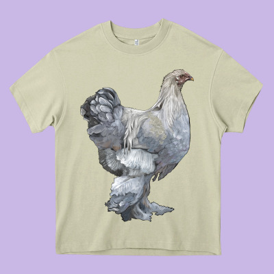Brahma Chicken Heavy Core Tee Designed By Lillyallendesigns