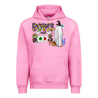 Fuchsia Pink Bows and Boos Y'all Urban Hoodie - CowhideDigitalArt
