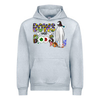 Heather Grey Bows and Boos Y'all Urban Hoodie - CowhideDigitalArt