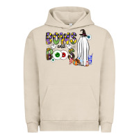 Pigment French Oak Bows and Boos Y'all Urban Hoodie - CowhideDigitalArt