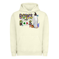 Pigment Pistachio Bows and Boos Y'all Urban Hoodie - CowhideDigitalArt