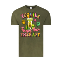 Vintage Olive tequila cheaper than therapy Vintage Tee - LillyAllenDesigns